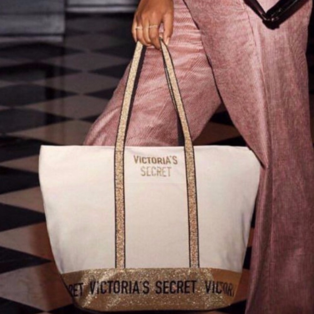 Victorias Secret Glitter Tote Bag - Picture 2 of 5